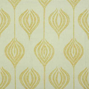 Tulip White/Yellow by Lee Jofa Modern Fabric