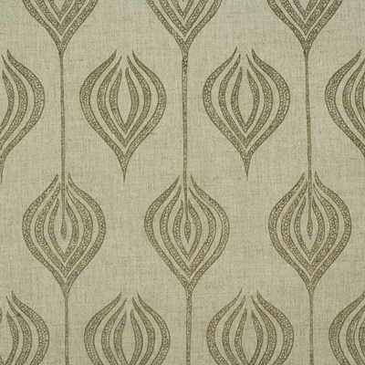 Tulip Natural/Stone by Groundworks Fabric ALLEGRA HICKS COLLECTION LINEN - 60%;COTTON - 30%;NYLON - 10% United Kingdom - Horizontal: 5.5 and Vertical: 10.25 54 - Fabric Carolina -