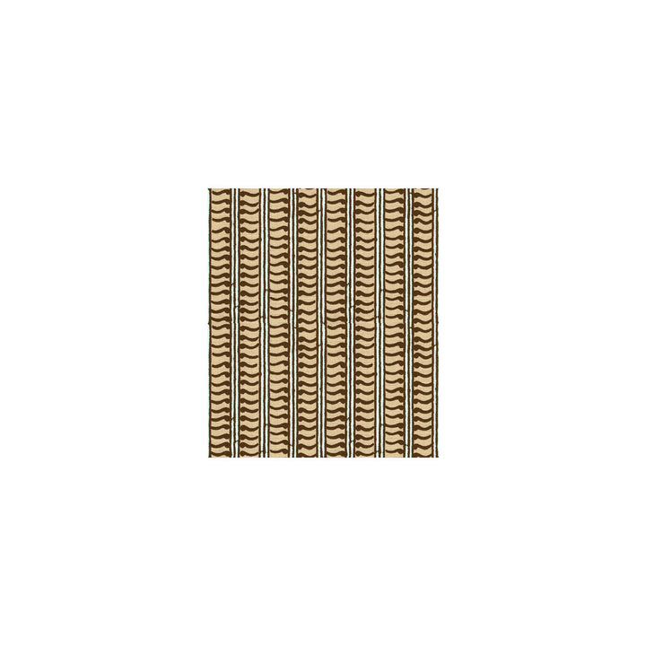 Kali Choco/Aqua by Groundworks Fabric ALLEGRA HICKS COLLECTION LINEN - 60%;COTTON - 30%;NYLON - 10% United Kingdom Horizontal: 2.5 and Vertical: 0.5 54 - Fabric Carolina -