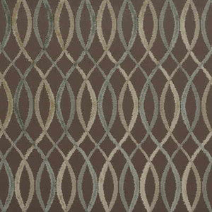 Infinity Taupe/Aqua by Lee Jofa Modern Fabric