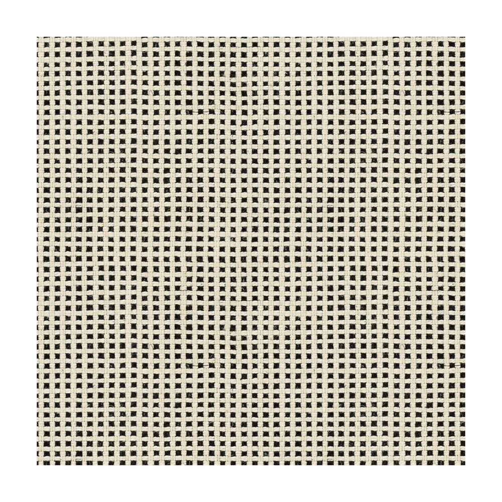 Kumano Weave Ivory/Onyx by Groundworks Fabric KELLY WEARSTLER III LINEN - 100% Chile LIGHT Horizontal: - and Vertical: - 54 - Fabric Carolina -
