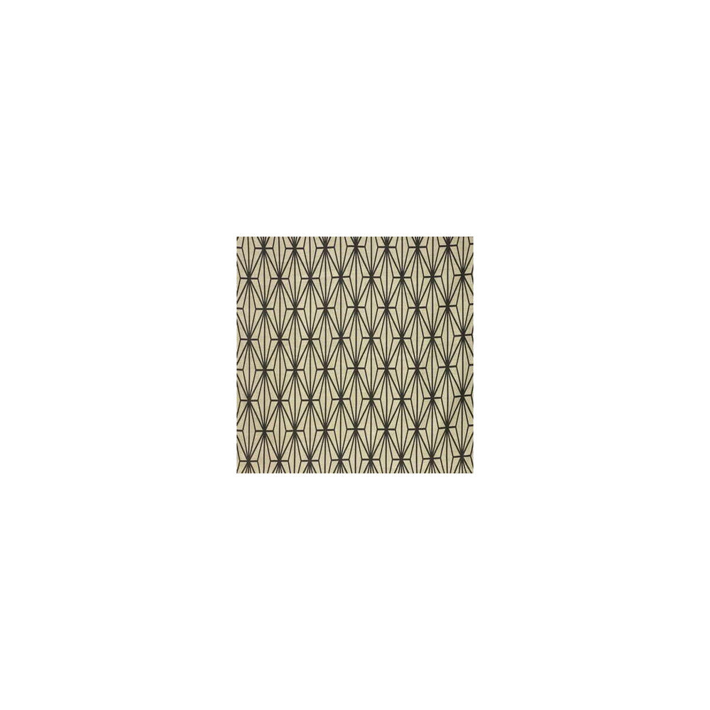 Katana Ivory/Ebony by Groundworks Fabric KELLY WEARSTLER COLLECTION LINEN - 100% Belgium MEDIUM Horizontal: 6.75 and Vertical: 13.5 54 - Fabric Carolina -