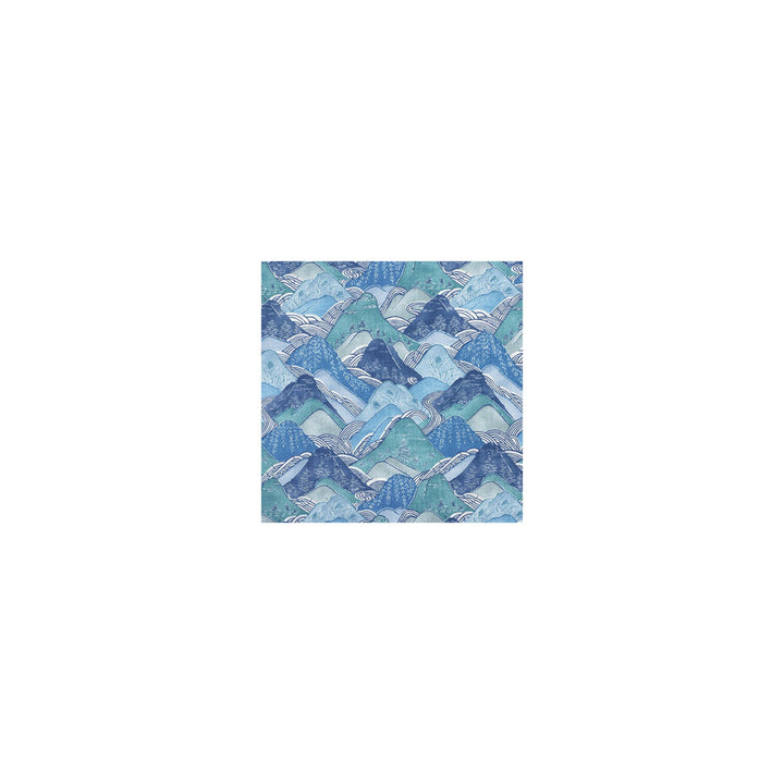 Edo Linen Teal by Groundworks Fabric KELLY WEARSTLER COLLECTION LINEN - 100% United Kingdom Horizontal: 18 and Vertical: 25.25 54 - Fabric Carolina -