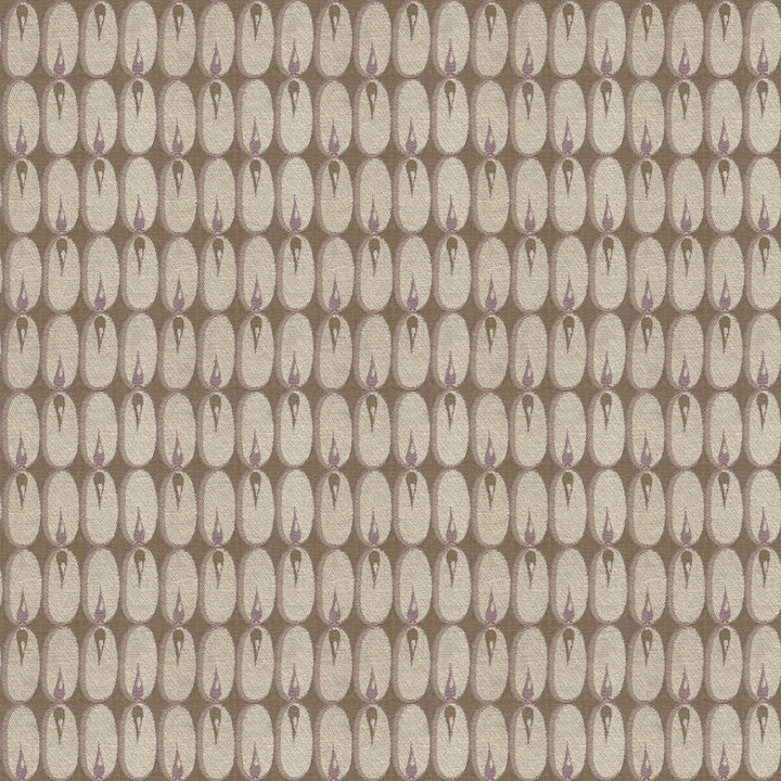 Oval Flame Lilac by Groundworks Designer Fabric ALLEGRA HICKS II COLLECTION VISCOSE - 60%;ACETATE - 18%;POLYESTER - 12%;COTTON - 10% Italy LIGHT Horizontal: 2.5 and Vertical: 4.75 55 - Swanky Fabrics -