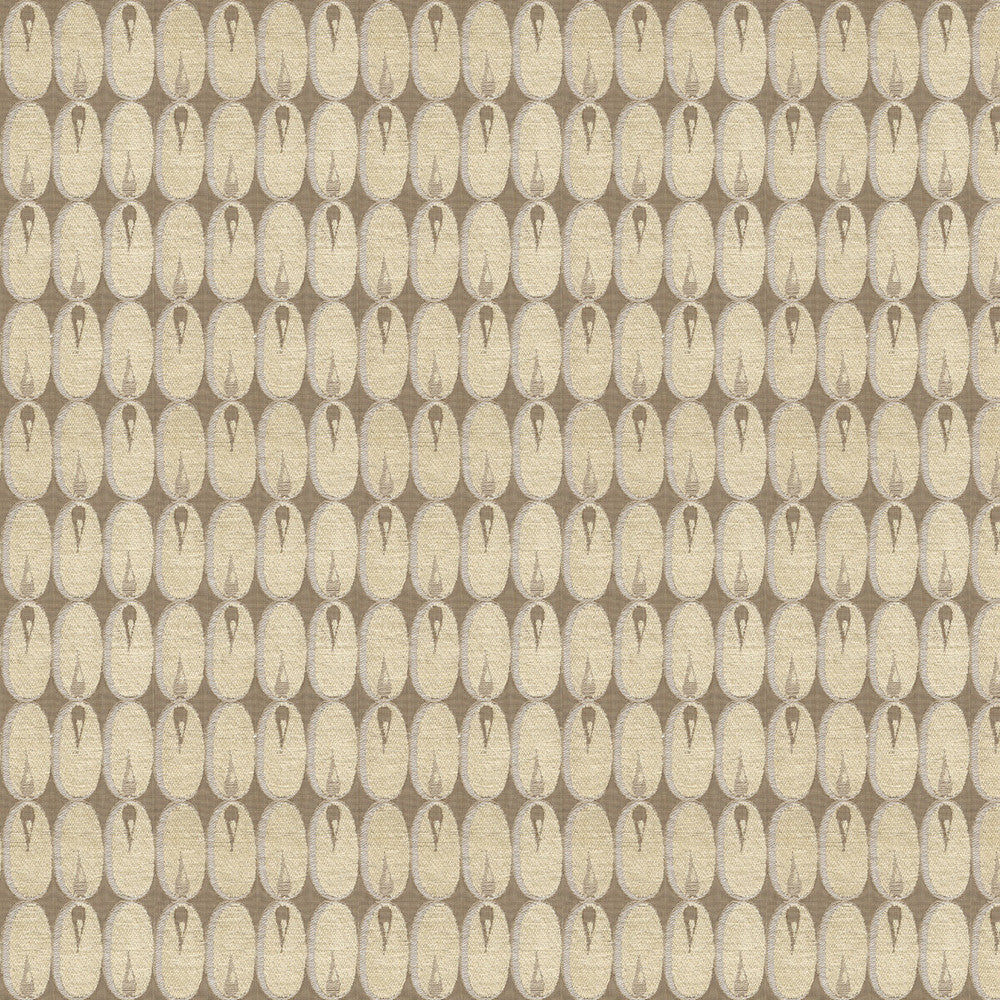 Oval Flame White by Groundworks Fabric ALLEGRA HICKS II COLLECTION VISCOSE - 60%;ACETATE - 18%;POLYESTER - 12%;COTTON - 10% Italy LIGHT Horizontal: 2.5 and Vertical: 4.75 55 - Fabric Carolina -