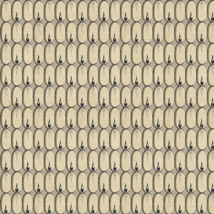 Oval Flame Midnight by Groundworks Fabric ALLEGRA HICKS II COLLECTION VISCOSE - 60%;ACETATE - 18%;POLYESTER - 12%;COTTON - 10% Italy LIGHT Horizontal: 2.5 and Vertical: 4.75 55 - Fabric Carolina -