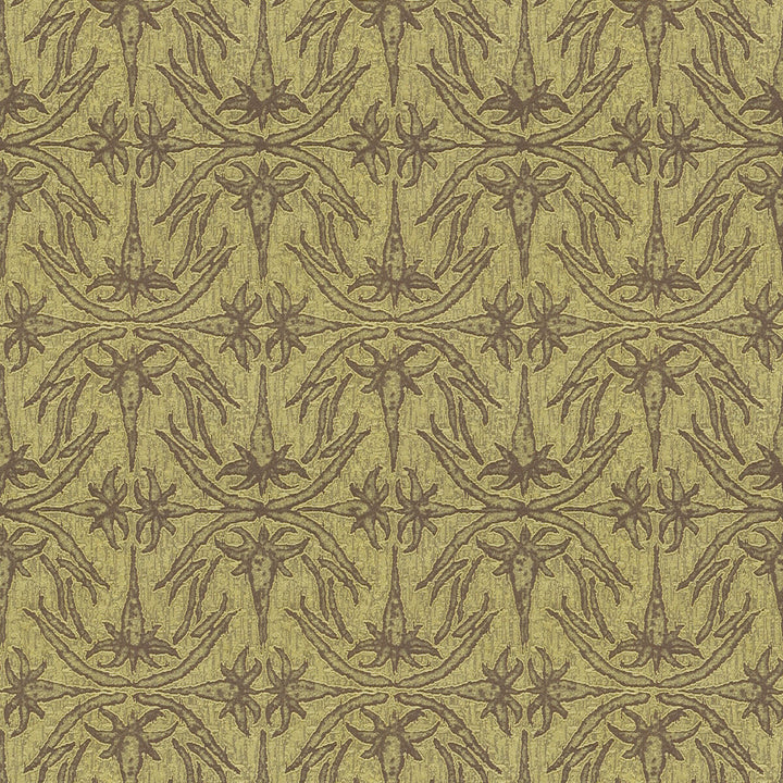 Lily Branch Lime by Groundworks Fabric ALLEGRA HICKS II COLLECTION VISCOSE - 53%;POLYESTER - 25%;COTTON - 22% Italy MEDIUM Horizontal: 13.75 and Vertical: 19.75 55 - Fabric Carolina -