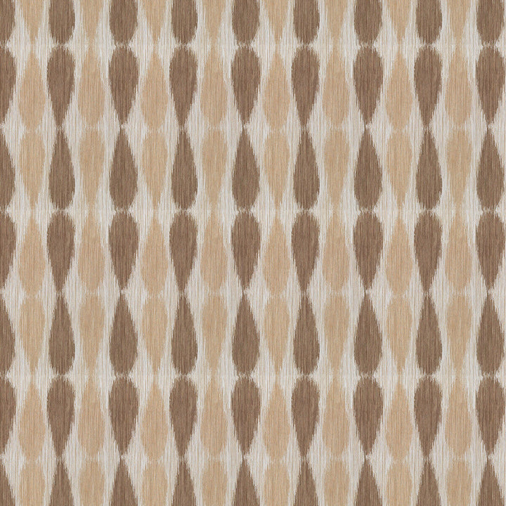 Ikat Drops Taupe by Groundworks Designer Fabric ALLEGRA HICKS II COLLECTION VISCOSE - 60%;LINEN - 26%;NYLON - 7%;POLYESTER - 7% Italy MEDIUM Horizontal: 9 and Vertical: 12 55 - Swanky Fabrics -