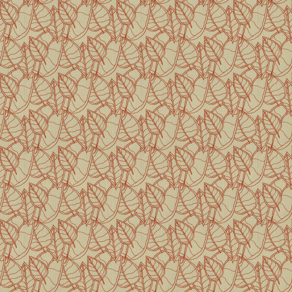 Fall Red by Groundworks Fabric ALLEGRA HICKS II COLLECTION LINEN - 60%;COTTON - 30%;NYLON - 10% United Kingdom - Horizontal: 4 and Vertical: 5 55 - Fabric Carolina -