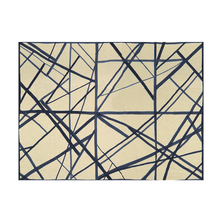 Channels Periwinkle/Oat by Lee Jofa Modern Fabric Lee Jofa Modern Fabric Channels Periwinkle/OatFabric KELLY WEARSTLER II LINEN - 100% Italy </p><p>Repeat: H: 55, V: 41.5 55 - Fabric Carolina -