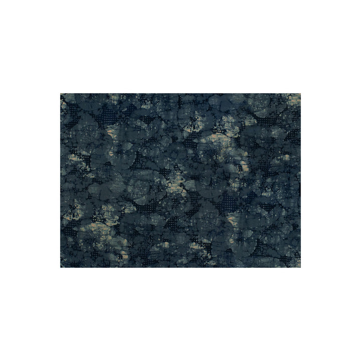 Mineral Indigo/Slate by Groundworks Fabric KELLY WEARSTLER II COTTON - 100% Italy HEAVY Horizontal: 27.5 and Vertical: 39.5 55 - Fabric Carolina -