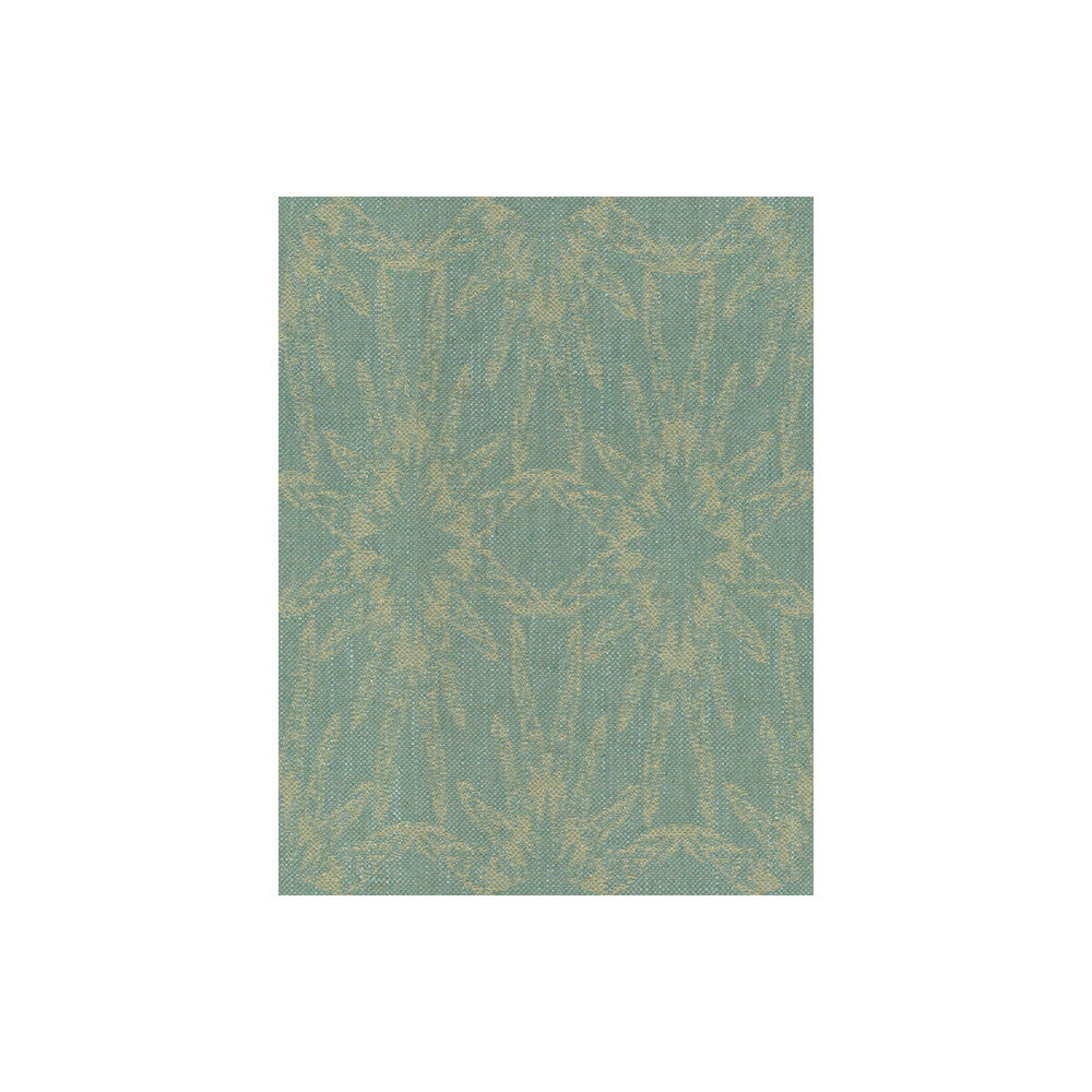 Starfish Aqua by Groundworks Fabric ALLEGRA HICKS ISLANDS COLLECTION VISCOSE - 45%;JUTE - 30%;LINEN - 13%;COTTON - 9%;ACRYLIC - 3% Italy - Horizontal: 6.89 and Vertical: 20.08 55 - Fabric Carolina -