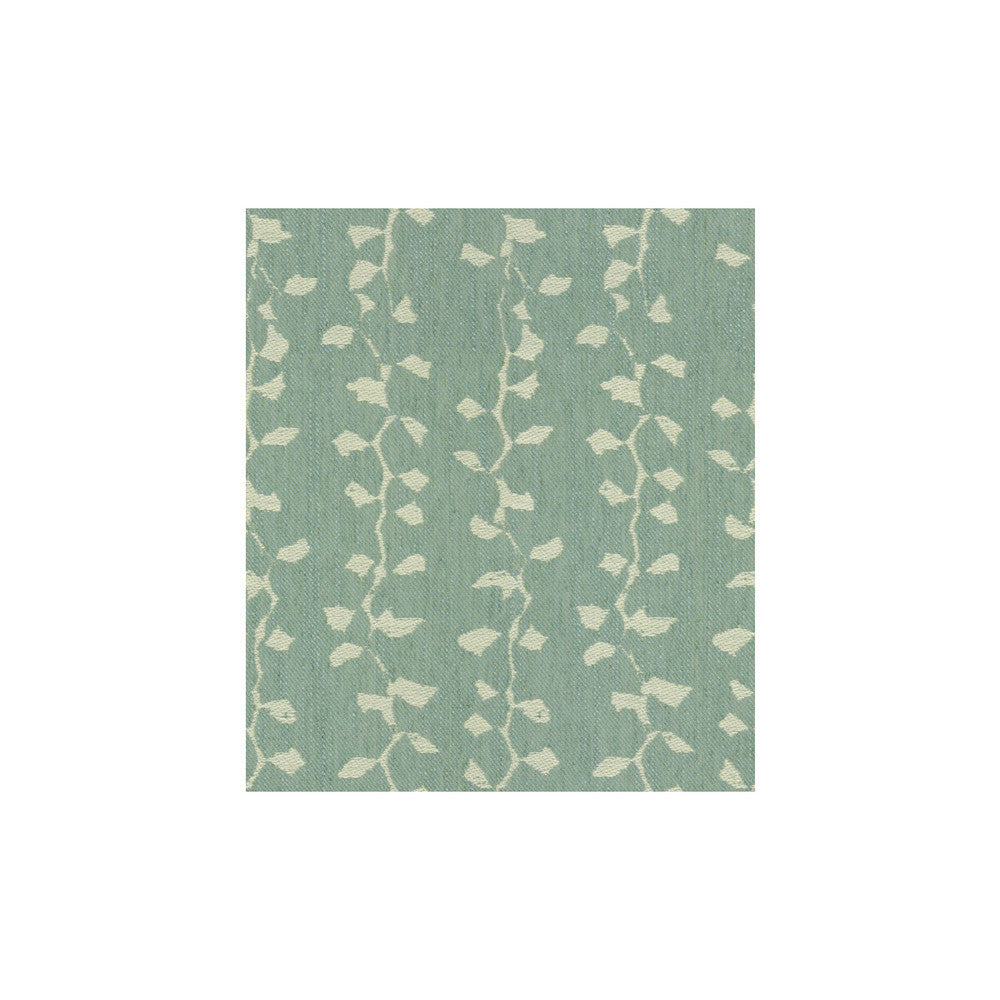 Jungle Aqua by Groundworks Fabric ALLEGRA HICKS ISLANDS COLLECTION VISCOSE - 72%;LINEN - 13%;COTTON - 11%;ACRYLIC - 4% Italy Horizontal: 5.5 and Vertical: 12.8 55 - Fabric Carolina -