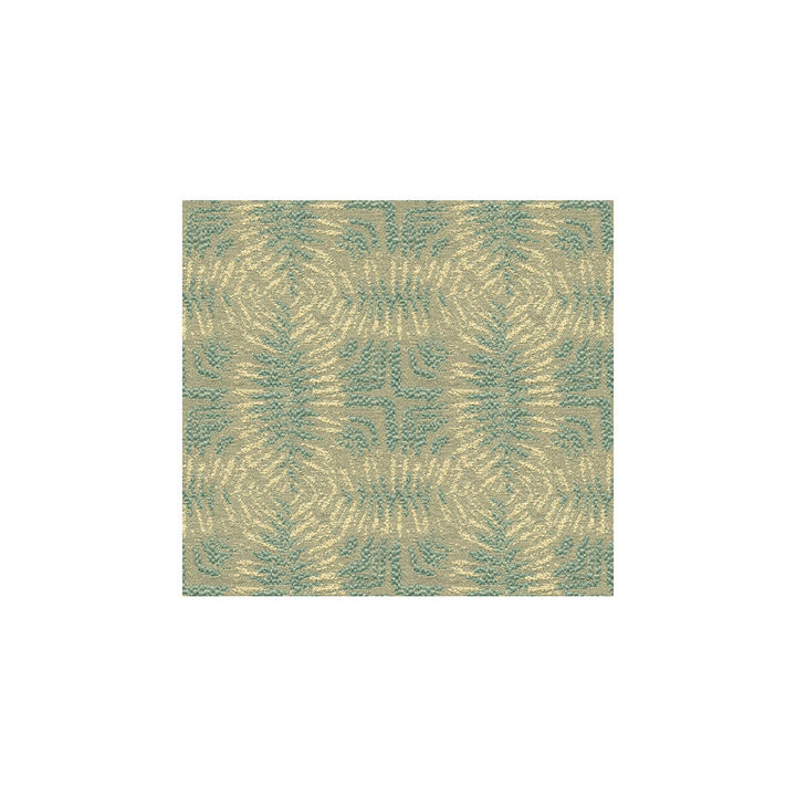 Calypso Aqua by Groundworks Fabric ALLEGRA HICKS ISLANDS COLLECTION VISCOSE - 50%;COTTON - 24%;LINEN - 10%;ACRYLIC - 8%;NYLON - 8% Italy Horizontal: 5.5 and Vertical: 4.92 55 - Fabric Carolina -