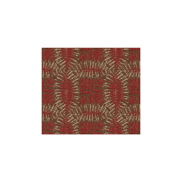 Calypso Ruby by Groundworks Fabric ALLEGRA HICKS ISLANDS COLLECTION VISCOSE - 50%;COTTON - 24%;LINEN - 10%;ACRYLIC - 8%;NYLON - 8% Italy Horizontal: 5.5 and Vertical: 4.92 55 - Fabric Carolina -