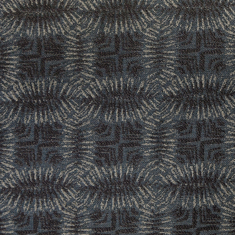 Calypso Midnight by Groundworks Fabric ALLEGRA HICKS ISLANDS COLLECTION VISCOSE - 50%;COTTON - 24%;LINEN - 10%;ACRYLIC - 8%;NYLON - 8% Italy Horizontal: 5.5 and Vertical: 4.92 55 - Fabric Carolina -