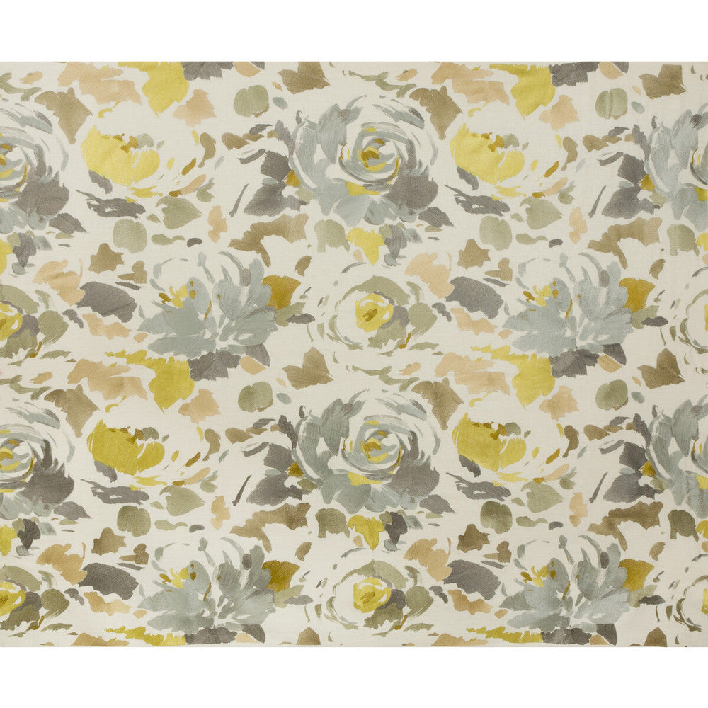 Kalos Emb Grey/Wheat by Groundworks Fabric KALEIDOSCOPE LINEN - 58%;SPUN POLYESTER - 21%;VISCOSE - 21% India LIGHT Horizontal: 25.5 and Vertical: 31.5 51 - Fabric Carolina -