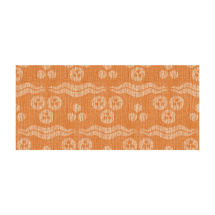 Ragged Sultan Copper by Groundworks Designer Fabric ASHLEY HICKS TEXTURES LINEN - 55%;COTTON - 45% Belgium HEAVY Horizontal: 8.8 and Vertical: 12.2 54 - Swanky Fabrics -