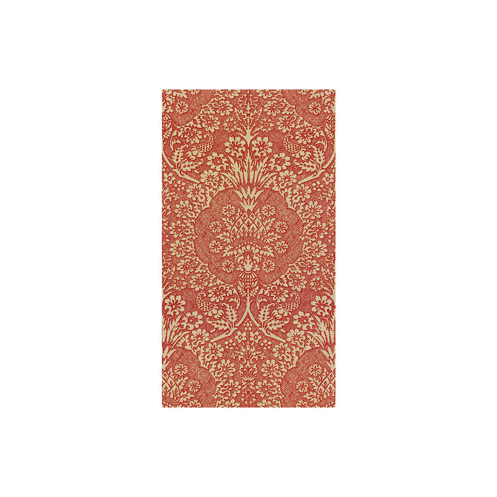 Salvadori Scarlet by Groundworks Fabric ASHLEY HICKS TEXTURES LINEN - 51%;COTTON - 49% Belgium HEAVY Horizontal: 13.1 and Vertical: 24.4 54 - Fabric Carolina -