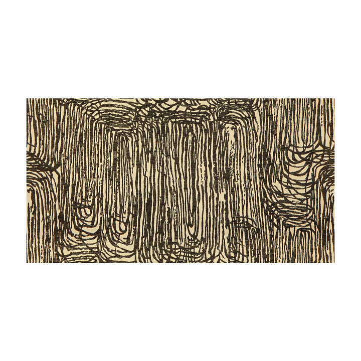 Zuma Black by Groundworks Fabric KELLY WEARSTLER TERRA FIRMA TEXTILES SOLUTION DYED ACRYLIC - 100% United States MEDIUM Horizontal: 28.5 and Vertical: 15.5 54 - Fabric Carolina -