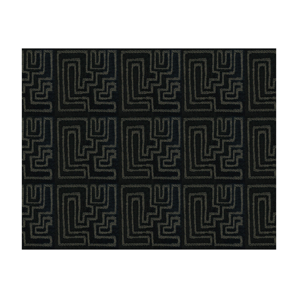 Miramar Graphite by Groundworks Fabric KELLY WEARSTLER TERRA FIRMA TEXTILES SOLUTION DYED ACRYLIC - 100% United States MEDIUM Horizontal: 9 and Vertical: 9.5 54 - Fabric Carolina -
