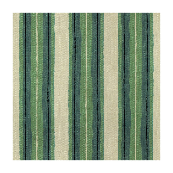 Shoreline Evergreen by Groundworks Designer Fabric KELLY WEARSTLER TERRA FIRMA TEXTILES SOLUTION DYED POLYESTER - 100% Italy HEAVY Horizontal: 17.25 and Vertical: 16 53 - Swanky Fabrics -