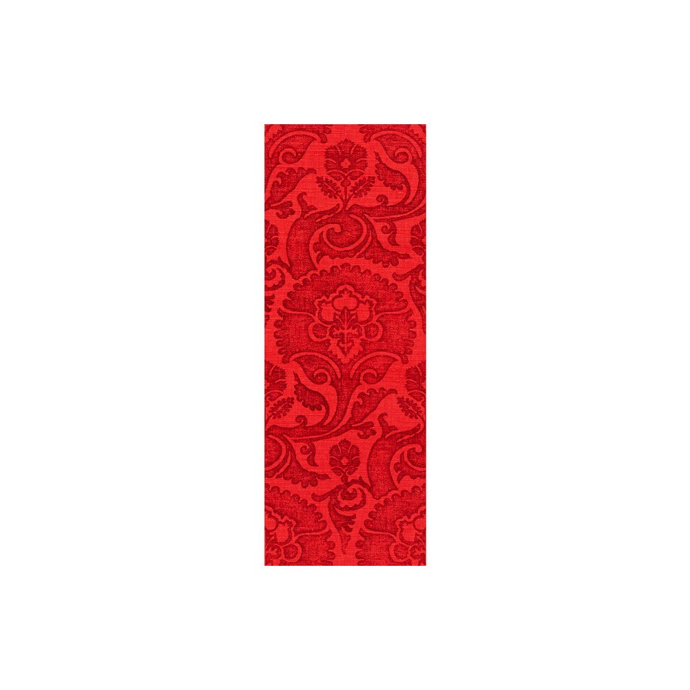 Bargello Scarlet by Groundworks Fabric ASHLEY HICKS TEXTURES LINEN - 55%;COTTON - 45% Belgium HEAVY Horizontal: 8.8 and Vertical: 24.4 54 - Fabric Carolina -