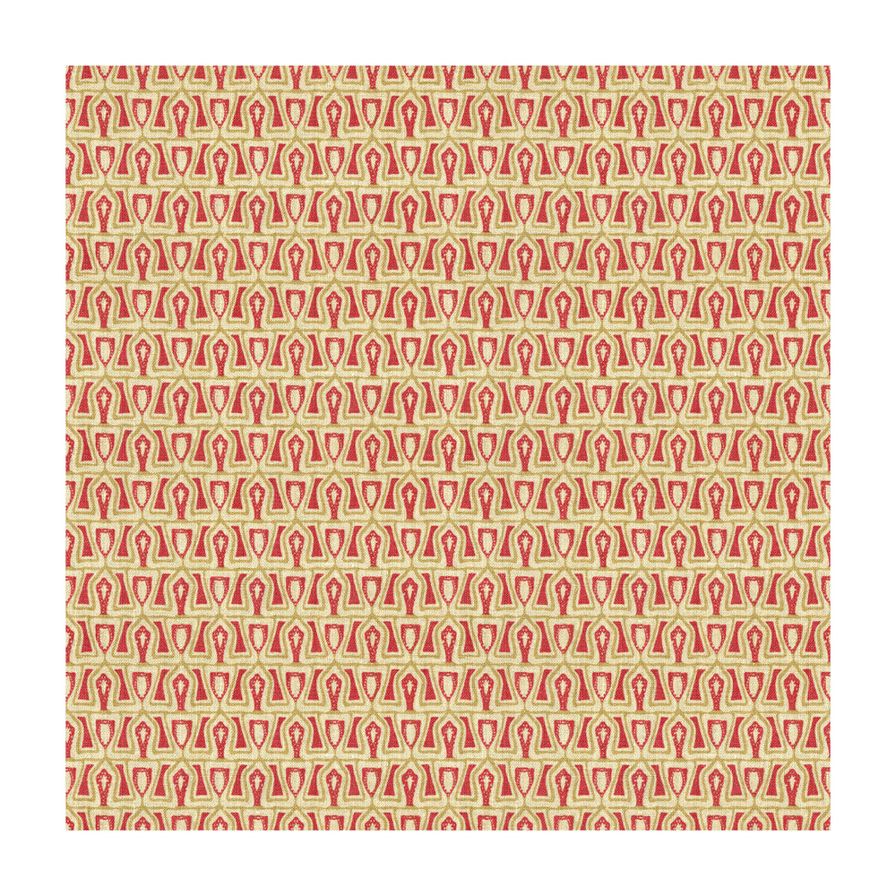 Passage Cerise by Groundworks Fabric ALLEGRA HICKS GARDEN COLLECTION LINEN - 88%;NYLON - 12% Belgium HEAVY Horizontal: 1.75 and Vertical: 1.18 54 - Fabric Carolina -