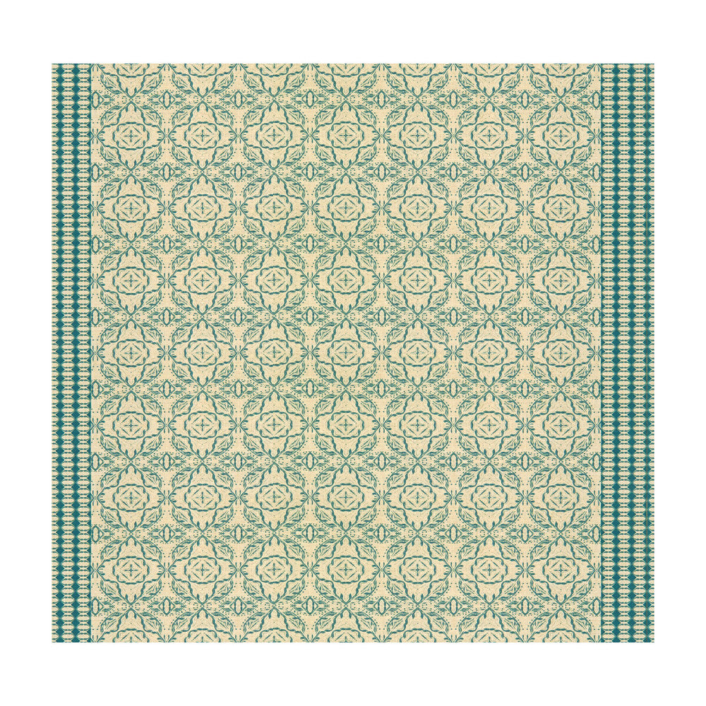 Maze Cornflower by Groundworks Fabric ALLEGRA HICKS GARDEN COLLECTION LINEN - 88%;NYLON - 12% Belgium HEAVY Horizontal: 52 and Vertical: 6.5 53 - Fabric Carolina -