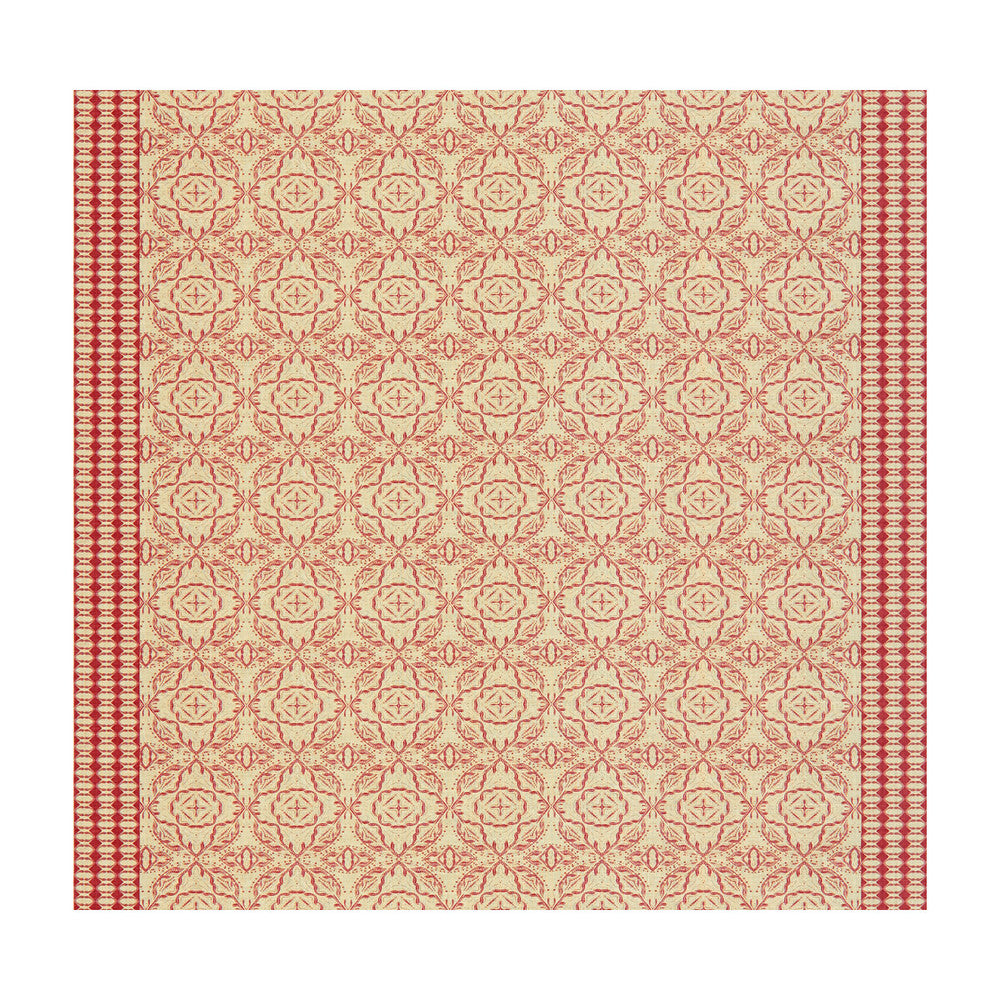 Maze Cerise by Groundworks Fabric ALLEGRA HICKS GARDEN COLLECTION LINEN - 88%;NYLON - 12% Belgium HEAVY Horizontal: 52 and Vertical: 6.5 53 - Fabric Carolina -