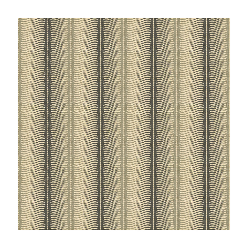 Stripes Metal by Groundworks Fabric ALLEGRA HICKS GARDEN COLLECTION LINEN - 88%;NYLON - 12% Belgium HEAVY Horizontal: 2.52 and Vertical: 5.24 50 - Fabric Carolina -