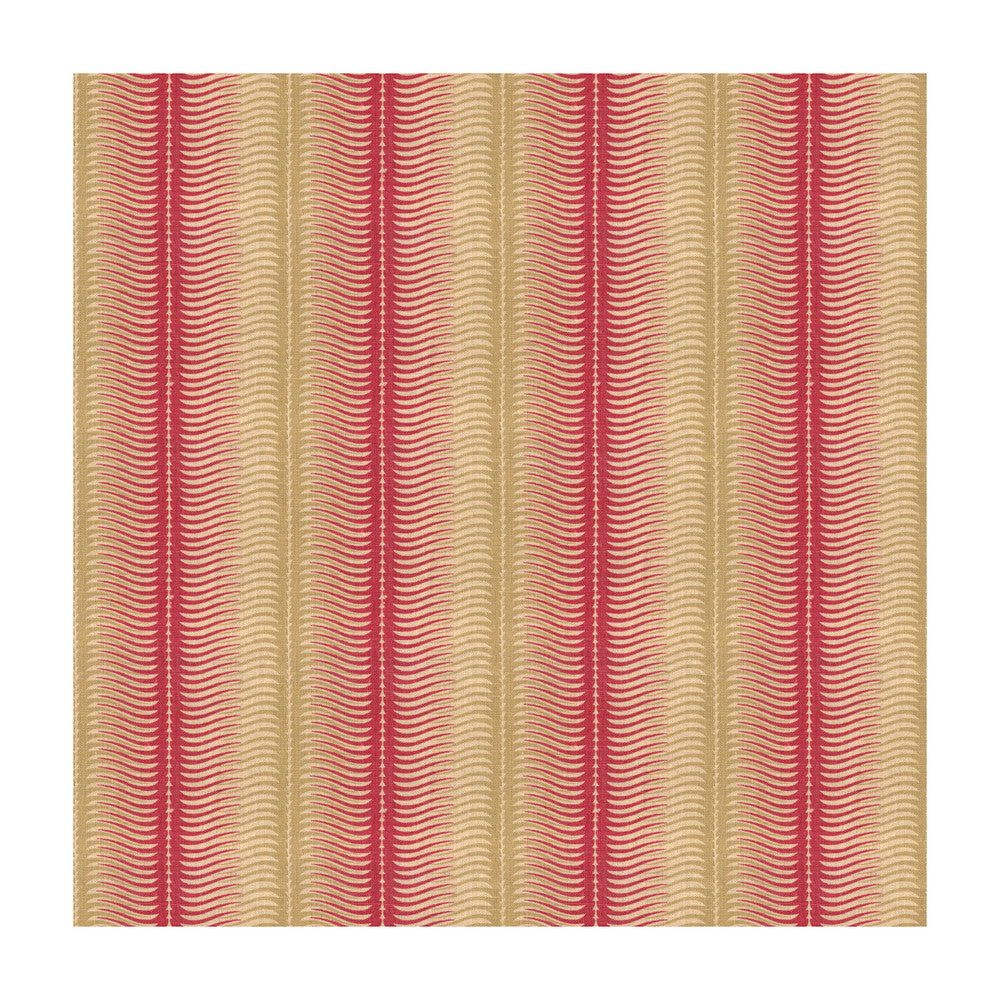 Stripes Cerise by Groundworks Fabric ALLEGRA HICKS GARDEN COLLECTION LINEN - 88%;NYLON - 12% Belgium HEAVY Horizontal: 2.52 and Vertical: 5.24 50 - Fabric Carolina -