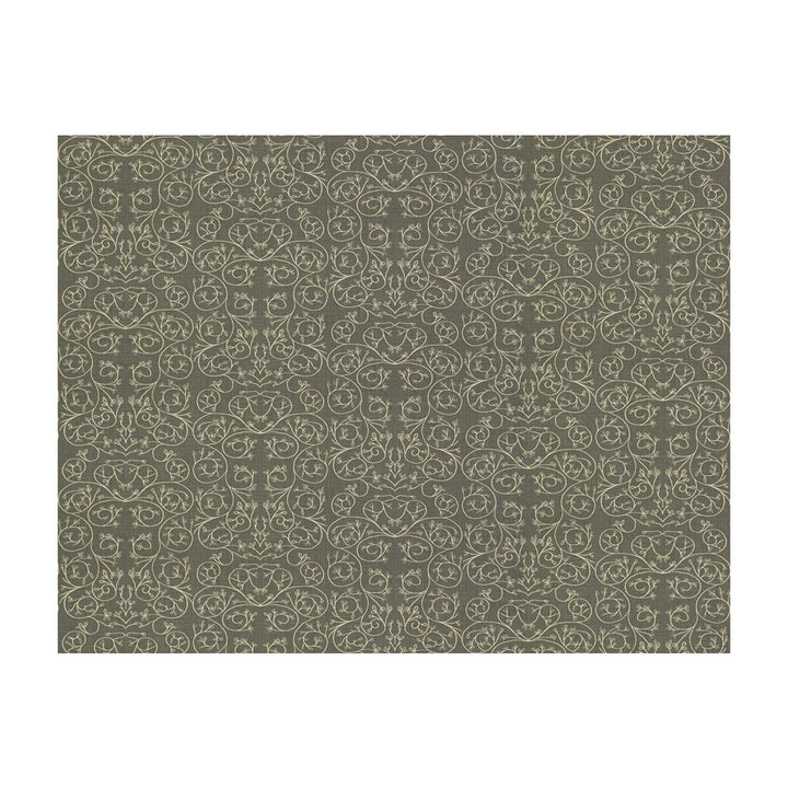 Garden Reverse Metal by Groundworks Fabric ALLEGRA HICKS GARDEN COLLECTION LINEN - 88%;NYLON - 12% Belgium HEAVY Horizontal: 9.85 and Vertical: 12.61 50 - Fabric Carolina -