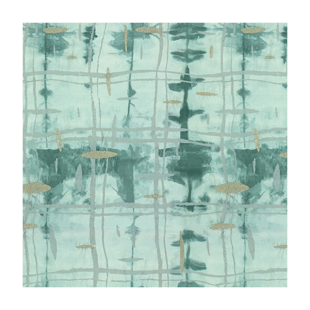 Crossroads Mist by Groundworks Fabric MARY FISHER SILK - 85%;SPUN POLYESTER - 12%;LUREX - 3% India - Horizontal: 25.5 and Vertical: 34.5 51 - Fabric Carolina -