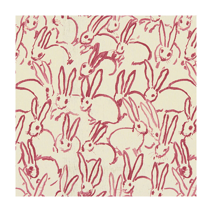 Hutch Print Pink by Groundworks Fabric HUNT SLONEM FOR GROUNDWORKS LINEN - 100% China - Horizontal: 27 and Vertical: 32 54 - Fabric Carolina -