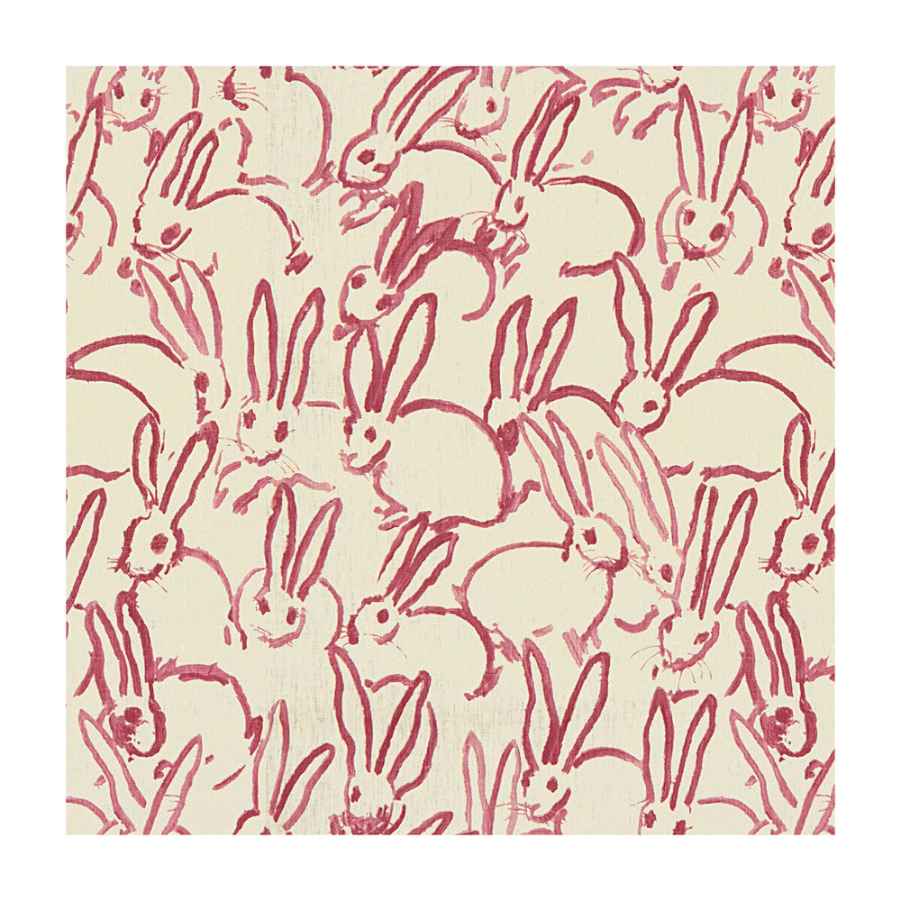 Hutch Print Pink by Groundworks Fabric HUNT SLONEM FOR GROUNDWORKS LINEN - 100% China Horizontal: 27 and Vertical: 32 54 - Fabric Carolina -