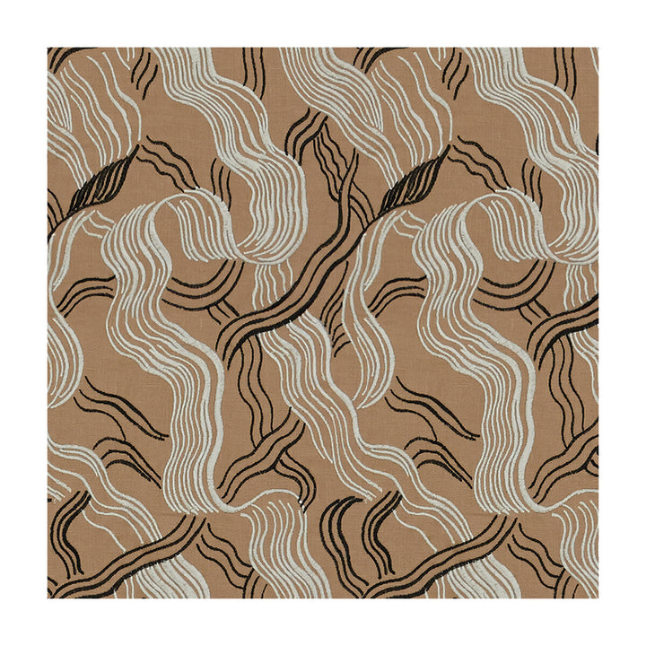 Jubilee Emb Shell by Groundworks Fabric KELLY WEARSTLER III LINEN - 85%;RAYON - 15% India - Horizontal: 8.5 and Vertical: 16 52 - Fabric Carolina -