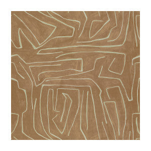 Graffito Salmon/Cream by Lee Jofa Modern Fabric