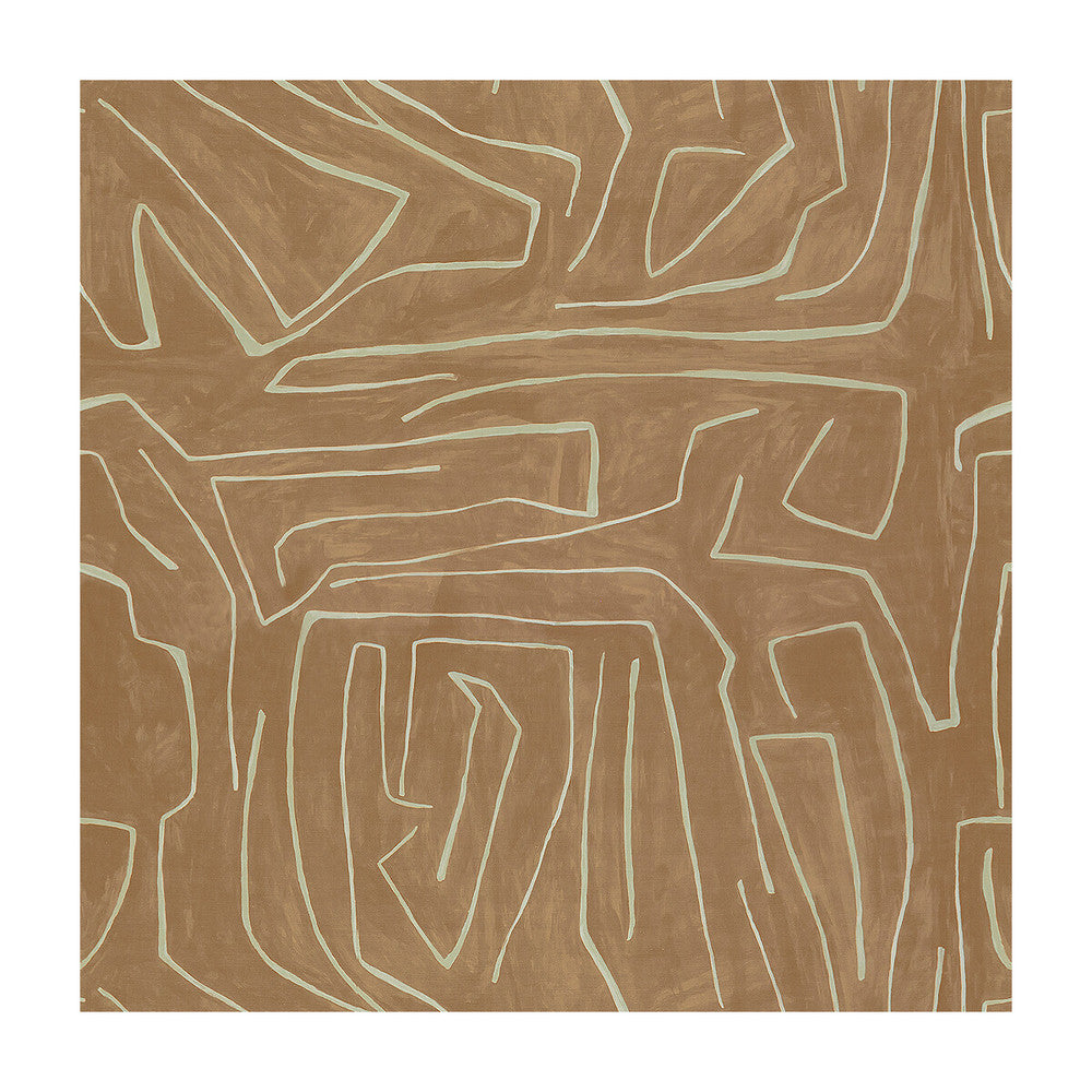 Graffito Salmon/Cream by Groundworks Fabric KELLY WEARSTLER III COTTON - 52%;LINEN - 48% Italy - Horizontal: 54 and Vertical: 54 54 - Fabric Carolina -