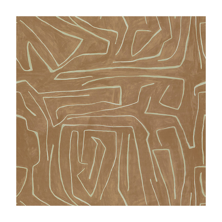 Graffito Salmon/Cream by Groundworks Fabric KELLY WEARSTLER III COTTON - 52%;LINEN - 48% Italy Horizontal: 54 and Vertical: 54 54 - Fabric Carolina -