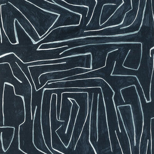 Graffito Navy GWF-3530.505.0 by Lee Jofa Modern Fabric