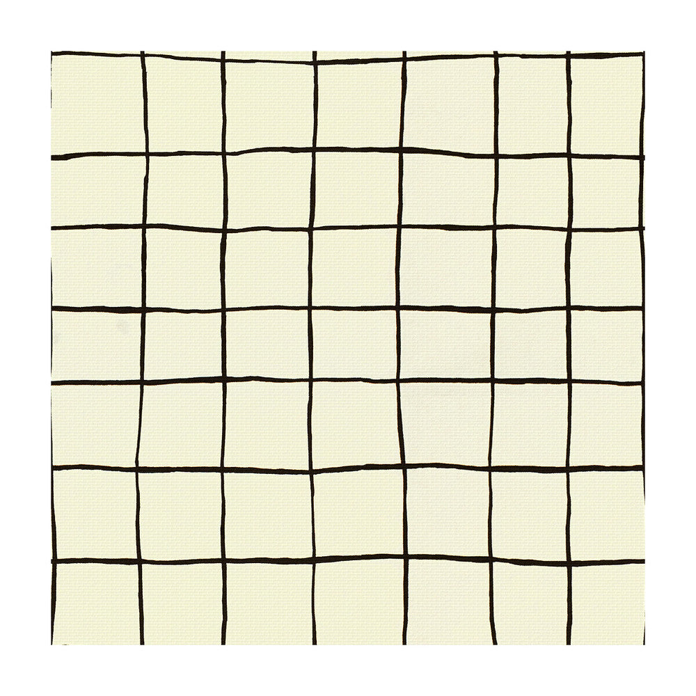 Coquette Alabaster/Blk by Groundworks Fabric KELLY WEARSTLER III COTTON - 100% United States Horizontal: 27 and Vertical: 27 54 - Fabric Carolina -