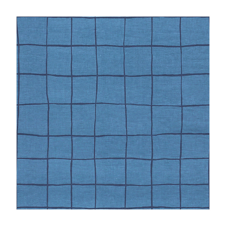 Coquette Blue/Navy by Groundworks Fabric KELLY WEARSTLER III COTTON - 100% United States - Horizontal: 27 and Vertical: 27 54 - Fabric Carolina -