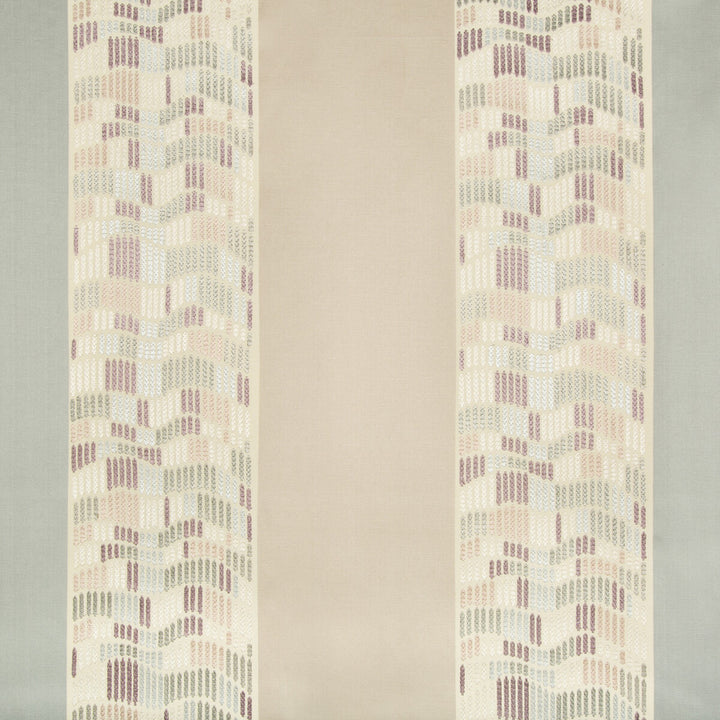 Cantor Stripe Silver/Mauve by Groundworks Fabric PRISM RAYON - 100% India LIGHT Horizontal: 28.25 and Vertical: 7.75 56.5 - Fabric Carolina -