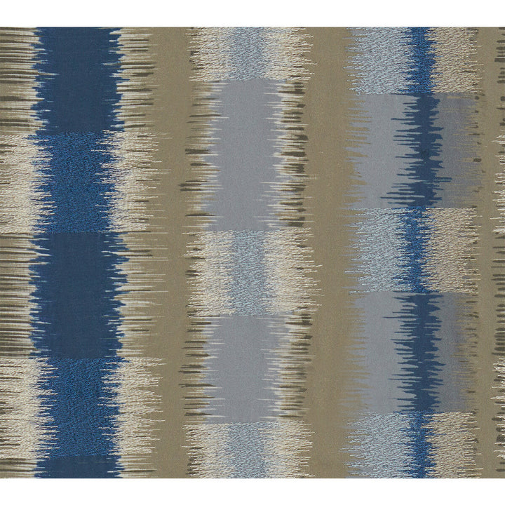 Dendrite Emb Blue/Geode by Groundworks Fabric PRISM COTTON - 78%;VISCOSE - 22% India - Horizontal: 12.5 and Vertical: 15.25 54 - Fabric Carolina -