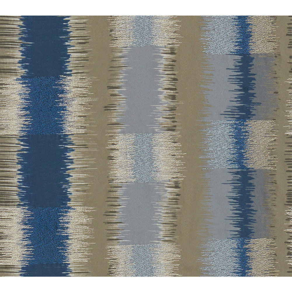 Dendrite Emb Blue/Geode by Groundworks Fabric PRISM COTTON - 78%;VISCOSE - 22% India - Horizontal: 12.5 and Vertical: 15.25 54 - Fabric Carolina -