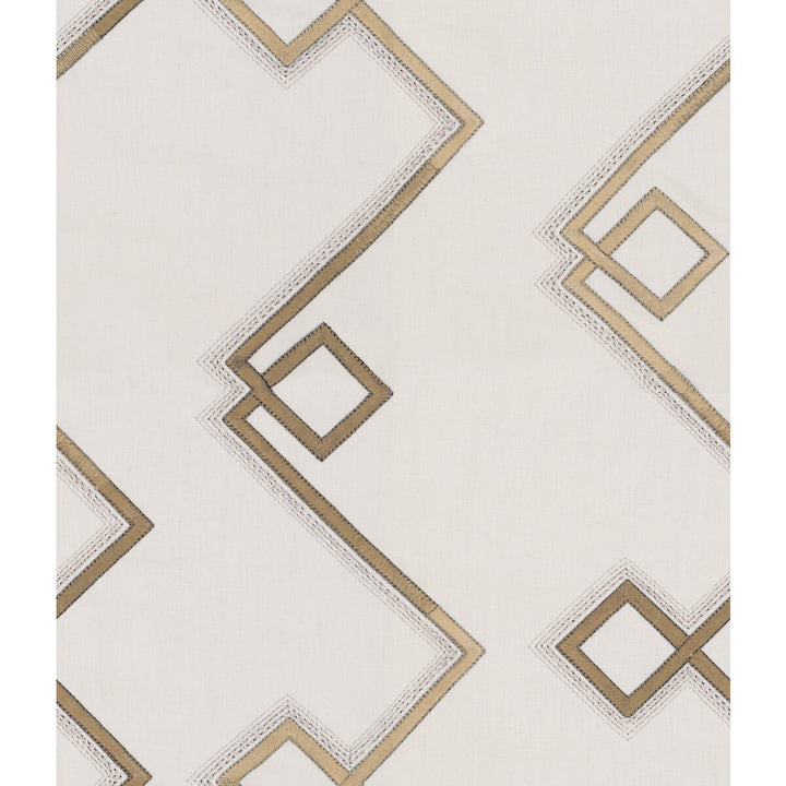 Prism Emb Beige by Groundworks Fabric PRISM COTTON - 39%;LINEN - 28%;VISCOSE - 13%;ZARI - 11%;SPUN POLYESTER - 9% India LIGHT Horizontal: 12.75 and Vertical: 15.75 51.5 - Fabric Carolina -