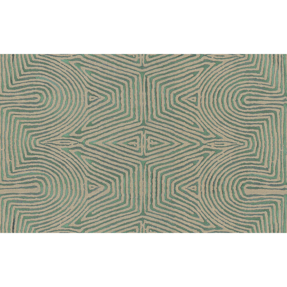 Julia Emb Flax/Jade by Groundworks Fabric PRISM LINEN - 68%;VISCOSE - 19%;SPUN POLYESTER - 13% India LIGHT Horizontal: 25.5 and Vertical: 7.75 51.5 - Fabric Carolina -