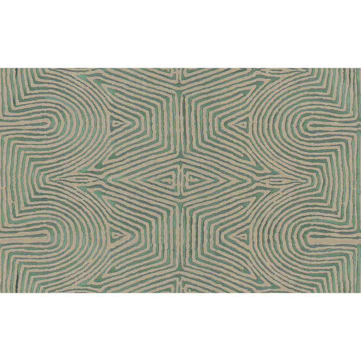 Julia Emb Flax/Jade by Groundworks Fabric PRISM LINEN - 68%;VISCOSE - 19%;SPUN POLYESTER - 13% India LIGHT Horizontal: 25.5 and Vertical: 7.75 51.5 - Fabric Carolina -