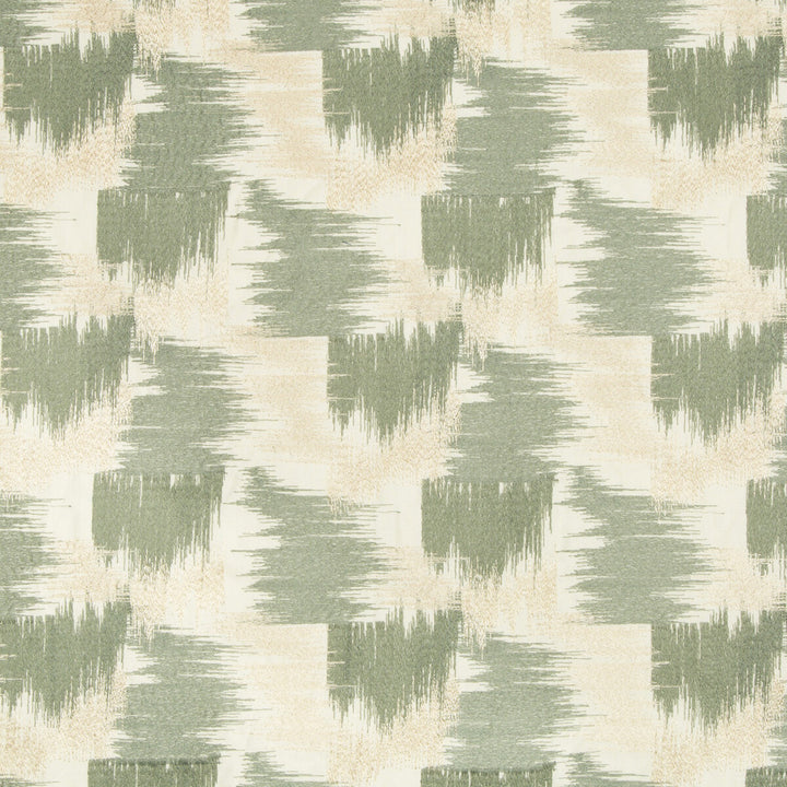 Mandelbrot Emb Beige/Jade by Groundworks Fabric PRISM COTTON - 50.1%;LINEN - 26.95%;VISCOSE - 22.95% India LIGHT Horizontal: 8.5 and Vertical: 7.75 51 - Fabric Carolina -